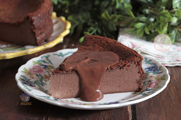 Cheesecake basca al cioccolato