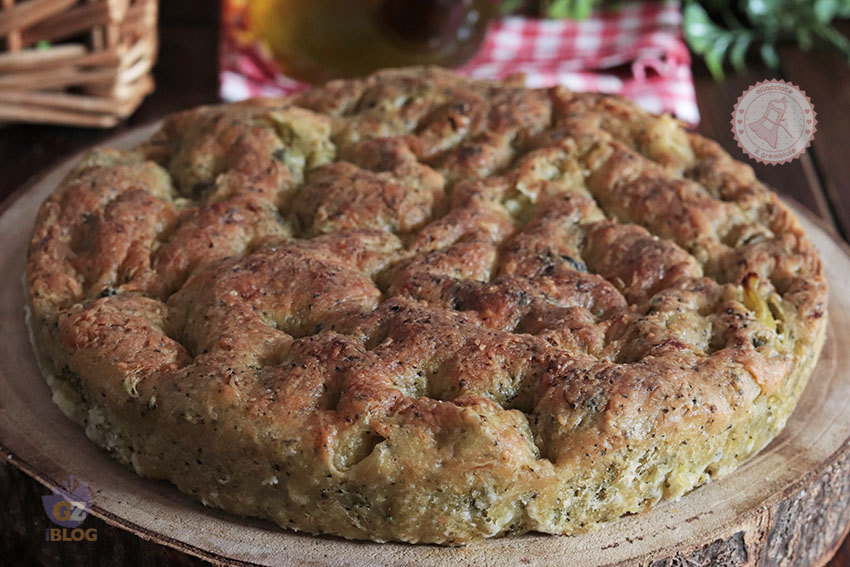 focaccia con i broccoli
