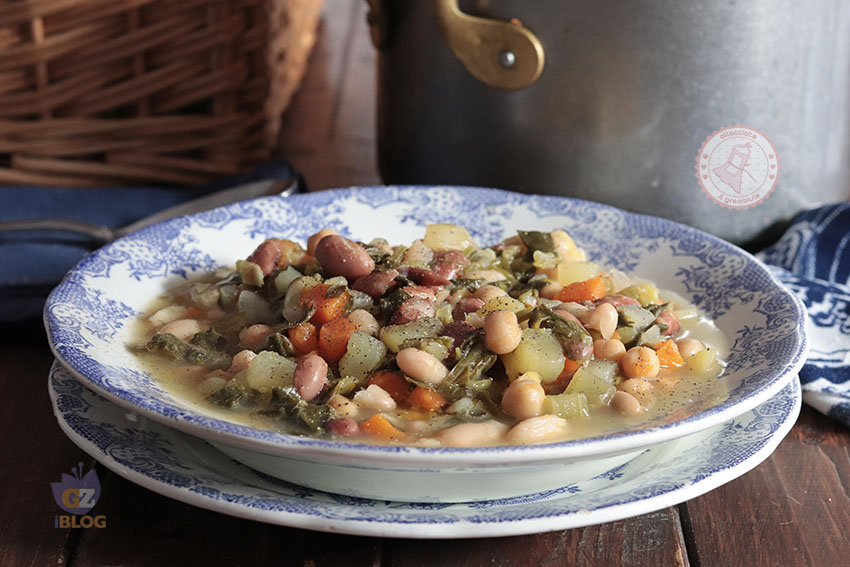 Minestrone invernale con legumi