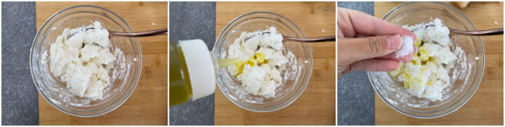 Bruschette con ricotta e pomodorini arrosto