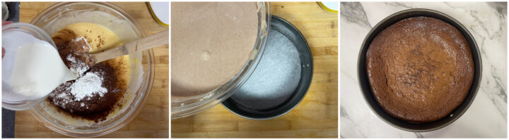 Cheesecake basca al cioccolato