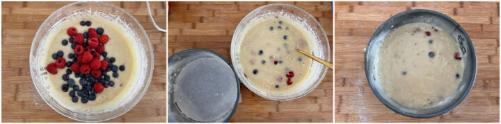Torta yogurt frutti di bosco