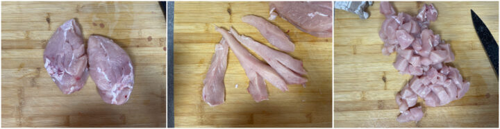 Pollo e zucchine al curry