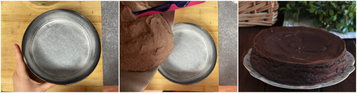 Torta di ricotta e cacao senza farina