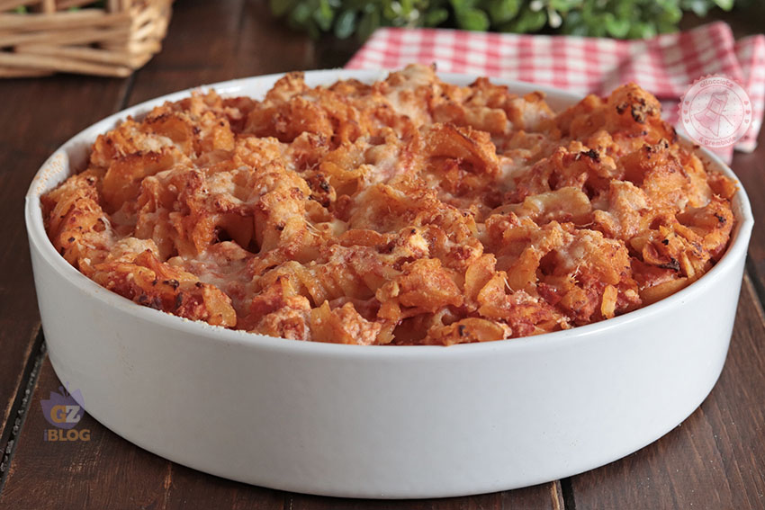Pasta al forno ricotta e pomodoro