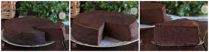 Torta di ricotta e cacao senza farina