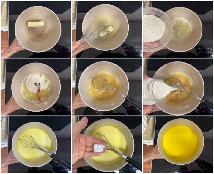 Besciamella allo zafferano