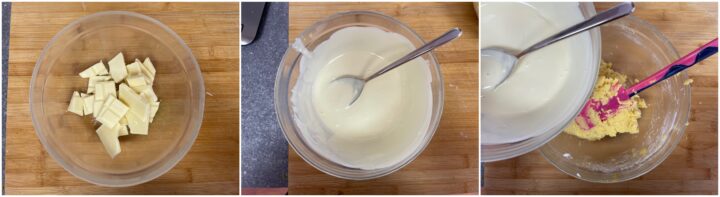 Caprese al cioccolato bianco