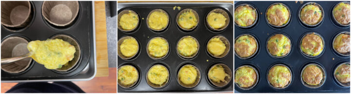 Frittatine di verdure al forno