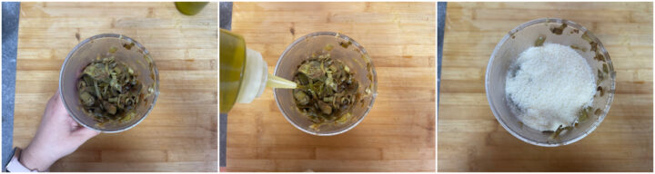 Pasta con crema di carciofi