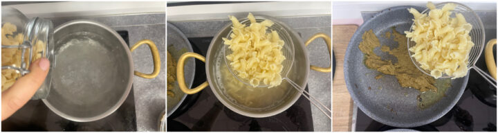 Pasta con crema di carciofi