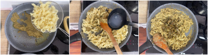 Pasta con crema di carciofi