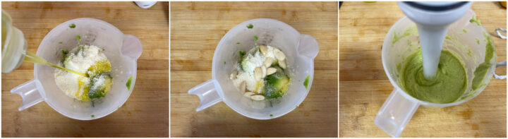 Pasta cremosa con avocado