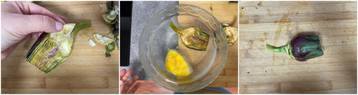 Come pulire i carciofi