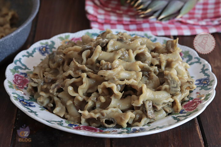 Pasta con crema di carciofi