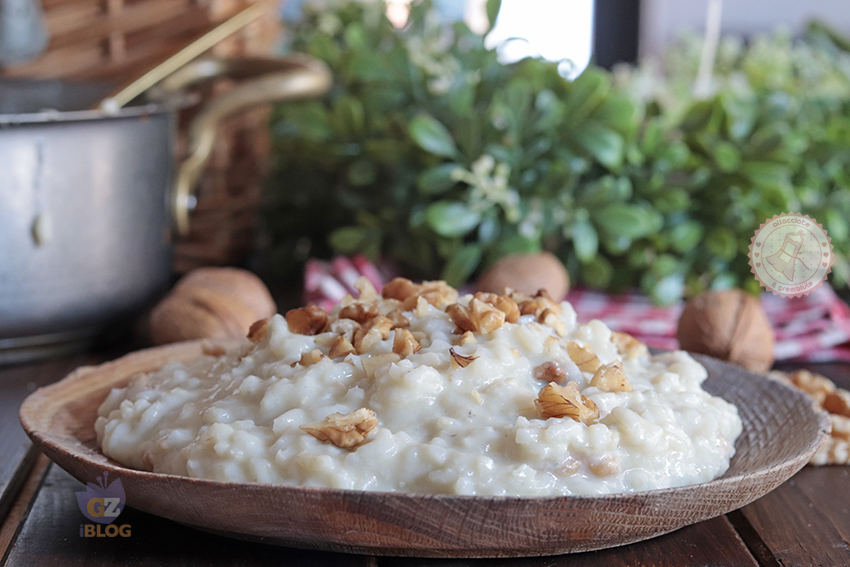 Risotto gorgonzola e noci cremoso