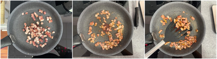 Gnocchi di fagioli con pomodoro e pancetta