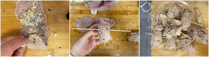 Involtini di pesce spada alla siciliana