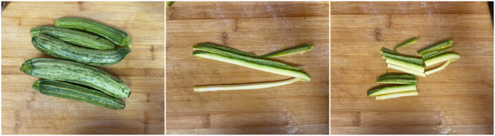 Pasta con gamberi e zucchine