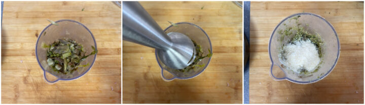 Pasta con pesto primavera