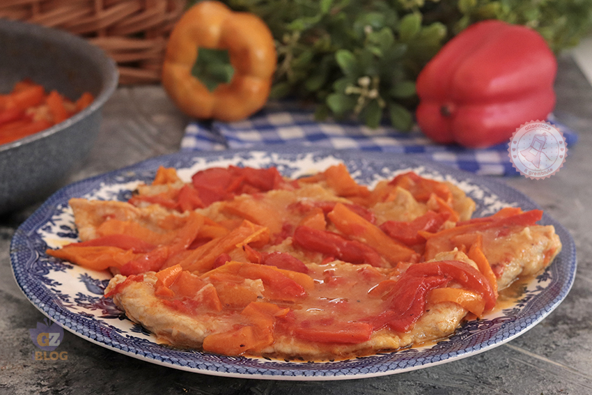 Scaloppine ai peperoni