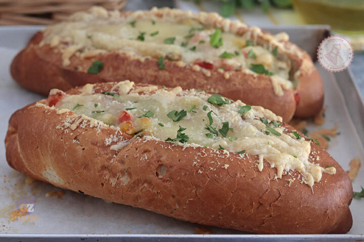 Baguette farcita con verdure ricetta