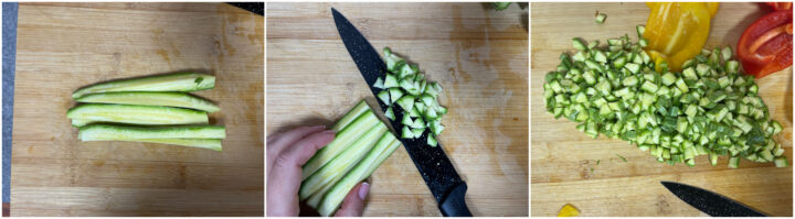 Baguette farcita con verdure