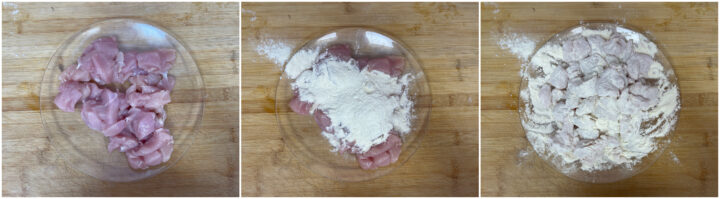 Bocconcini di pollo alla ligure