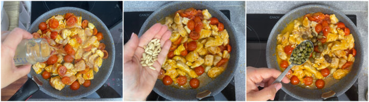 Bocconcini di pollo alla ligure