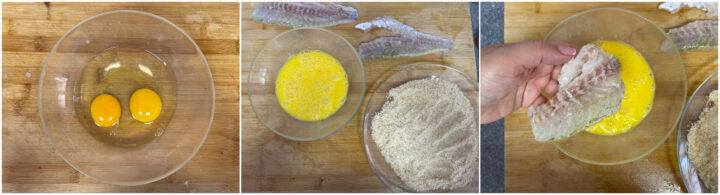 Cotolette di branzino