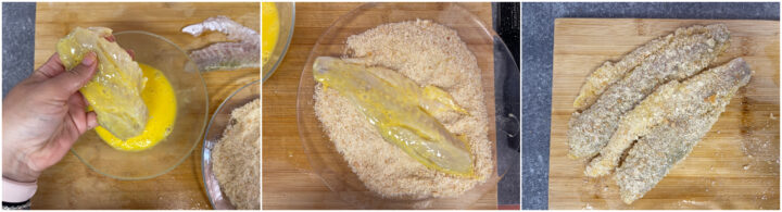 Cotolette di branzino