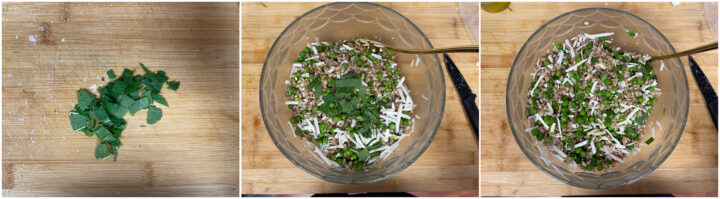 Insalata di farro piselli e ricotta salata