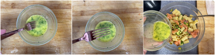 Pasta fredda con salmone e zucchine