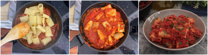 Pasta al sugo di calamari