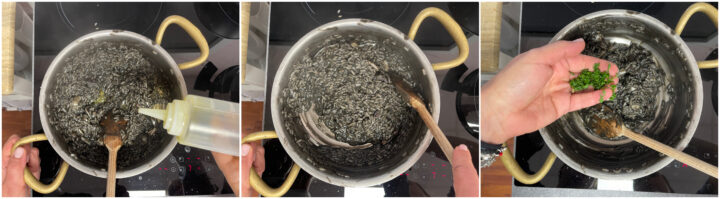 Risotto al nero di seppia