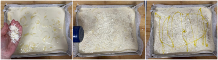 Schiacciata di patate cacio e pepe
