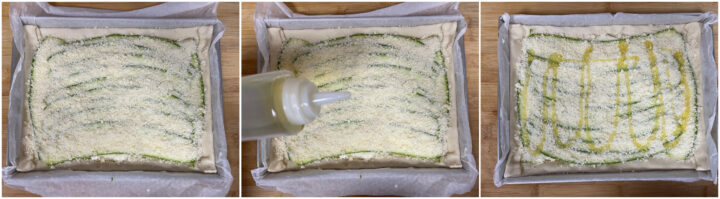 Sfogliata di zucchine stracchino e scamorza