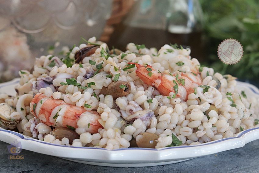 Insalata di orzo di mare con olive ricetta
