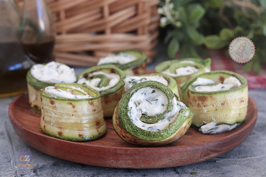 Involtini freddi di zucchine ricetta