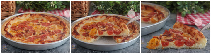 Torta salata pomodorini e stracchino ricetta