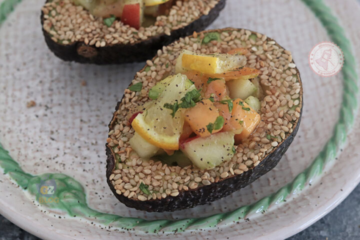 Avocado ripieno freddo ricetta