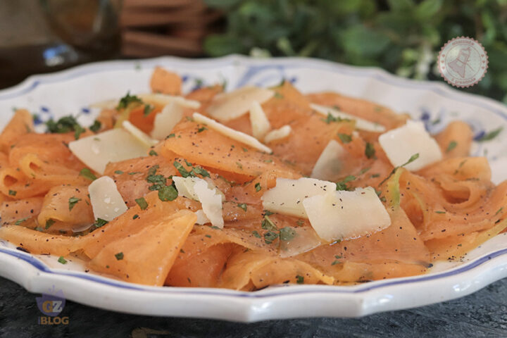 Carpaccio di melone ricetta