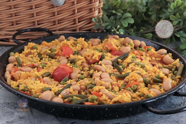 Paella vegetariana ricetta