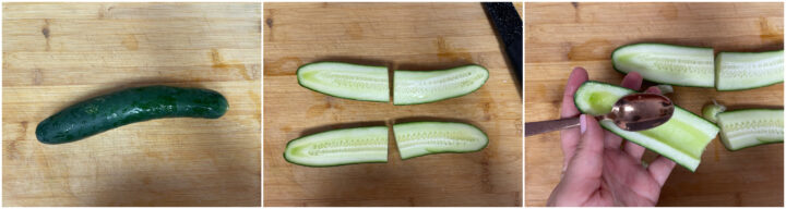 Barchette di cetriolo ricetta