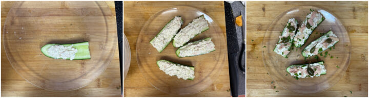 Barchette di cetriolo ricetta