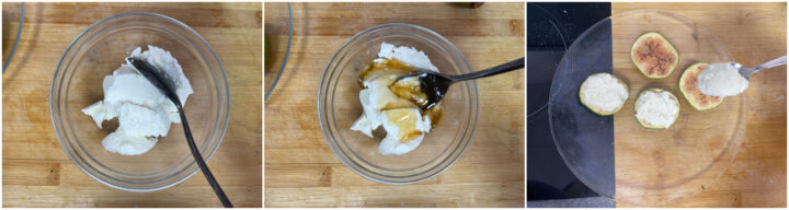 Fichi con ricotta e amaretti ricetta