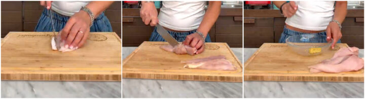 Insalata di melone pollo marinato ricetta