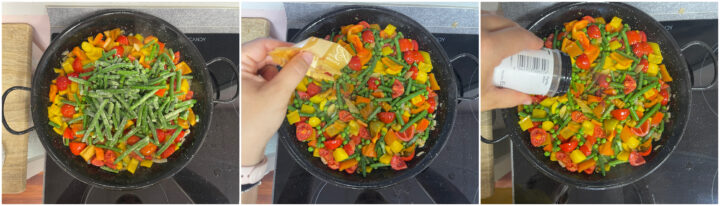 Paella vegetariana ricetta