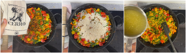 Paella vegetariana ricetta