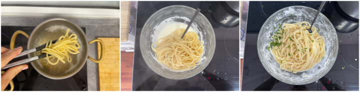 Pasta menta e pecorino ricetta